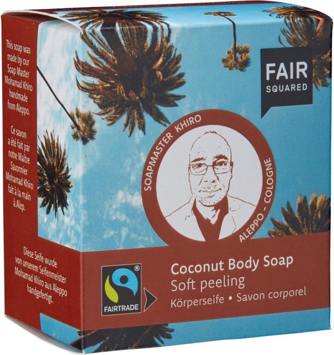 Goedkoopste Zeepblok Body soap coconut - soft peeling - - Coconut