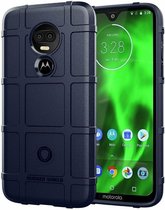 Hoesje voor Motorola Moto G7 Power - Beschermende hoes - Back Cover - TPU Case - Blauw