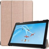 Tablet hoes geschikt voor Lenovo Tab P10 - Tri-fold Book Case - Rose-Gold