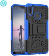 Schokbestendige Back Cover - Huawei P20 - Blauw