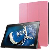 Lenovo Tab 10 hoes - Tri-Fold Book Case - Roze
