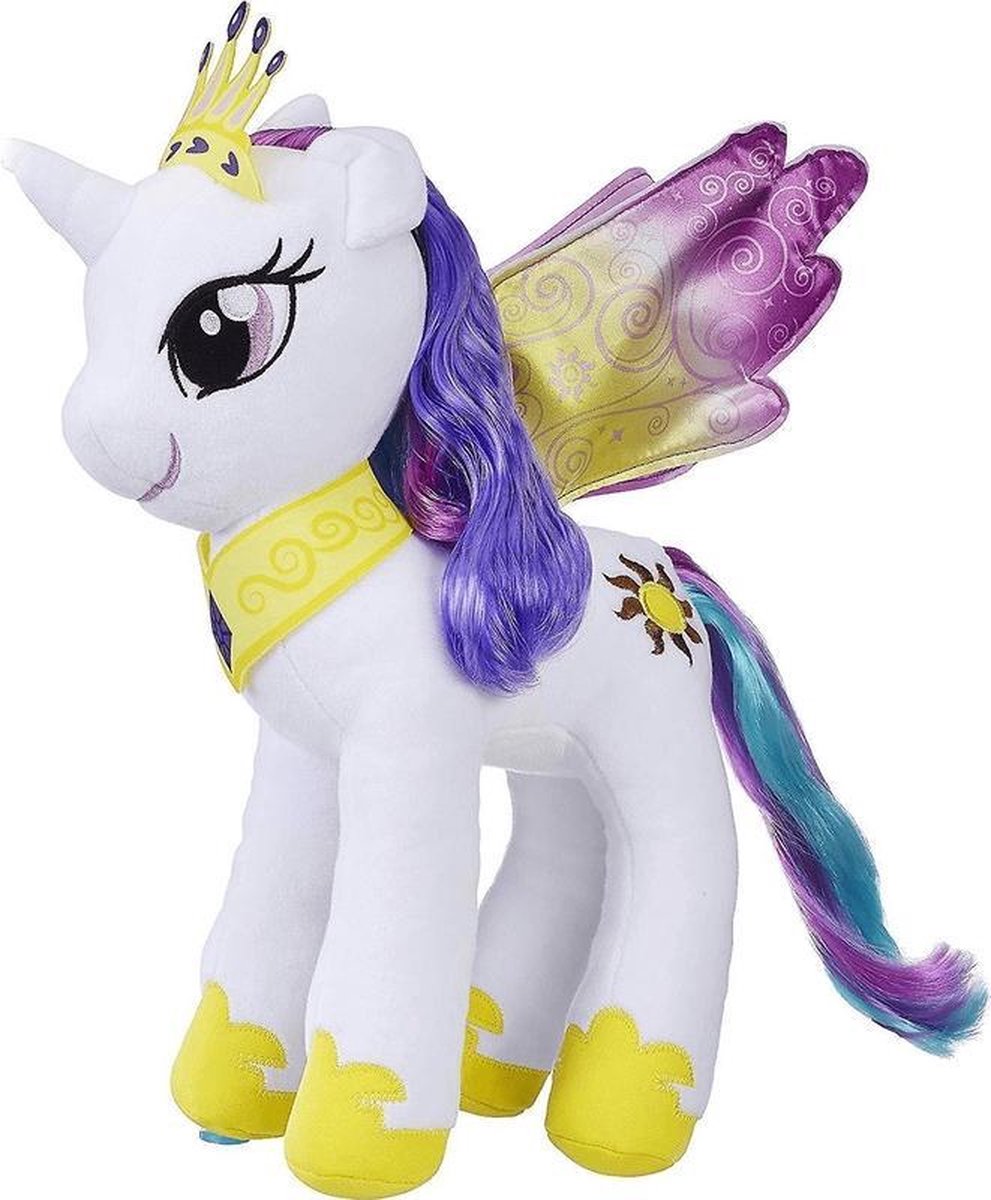 Vloeibaar Bloesem cliënt Pluche witte My Little Pony prinses Celestia knuffel 35 cm speelgoed -  Eenhoorn met... | bol.com