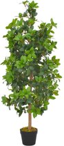 Kunstplant met pot laurierboom 120 cm groen