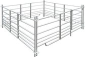 Schaapskooi 4 panelen 183x183x92 cm gegalvaniseerd staal