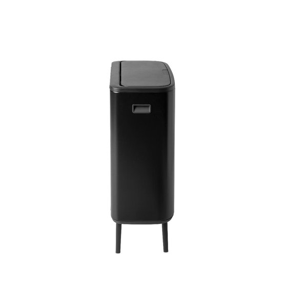 Brabantia Bo Touch Bin Hi Prullenbak - 2 x 30 liter - Afvalscheiding - Matt Black - Brabantia