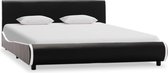 Bedframe kunstleer zwart 140x200 cm