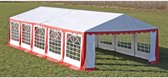 Partytent 10 x 5 PVC rood