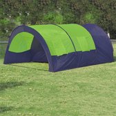 Tent voor 6 personen polyester blauw en groen