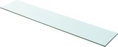 Wandschap transparant 100x20 cm glas