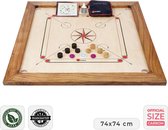 Toernooi Carrom set. Professioneel bord, 12 kg. zwaar Compleet en Luxe Klasse en Geweldig