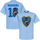 Maradona 10 Boca Juniors Logo T-Shirt - M