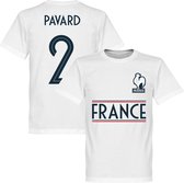 Frankrijk Pavard 2 Team T-Shirt - Wit - XXXL