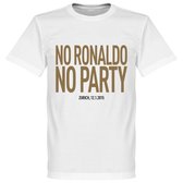 No Ronaldo No Party T-Shirt - 5XL