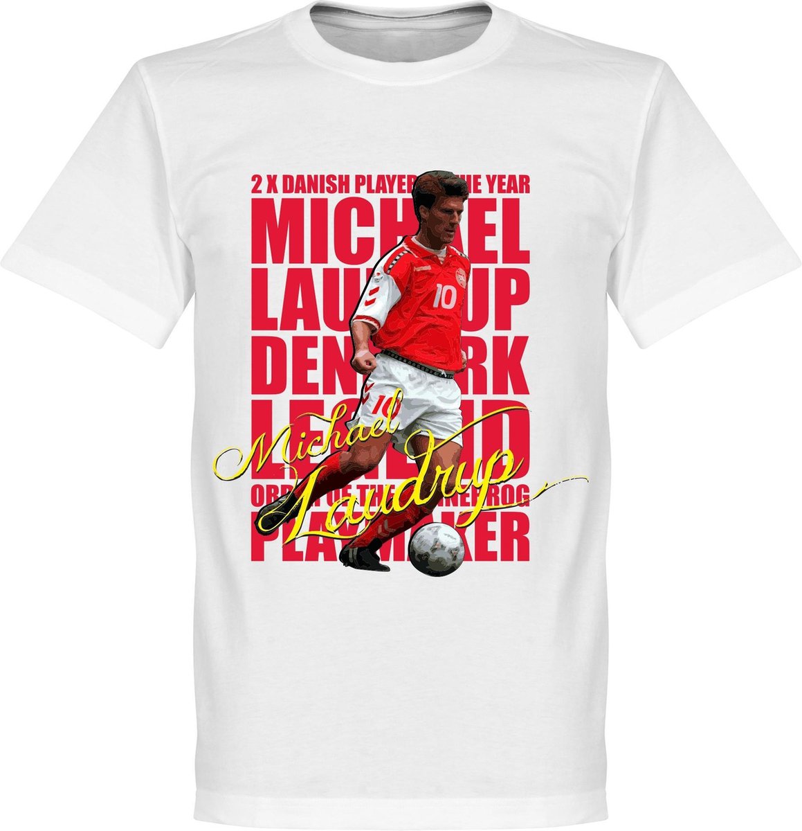1159x1200.jpg Michael Laudrup Legend T-Shirt - S - Afbeelding 1