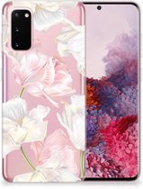 Back Cover Samsung S20 TPU Siliconen Hoesje Lovely Flowers