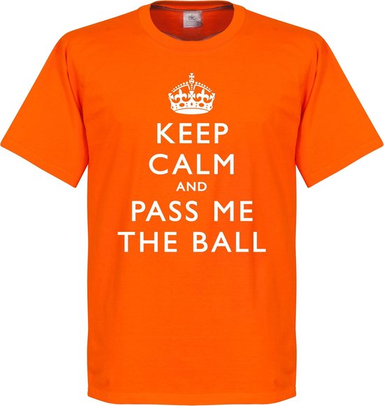 Keep Calm And Pass The Ball T-Shirt - XXL