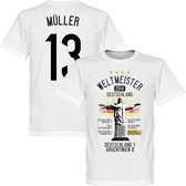 Duitsland Road To Victory Müller T-Shirt - 3XL