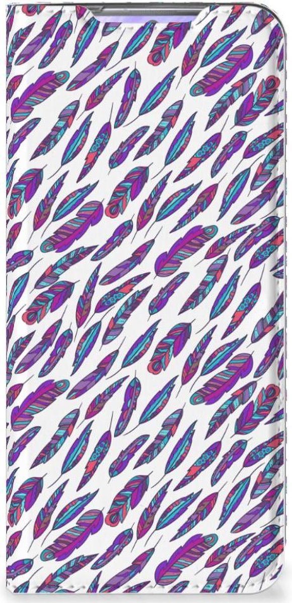 Samsung Galaxy S20 Hoesje met Magneet Feathers Color