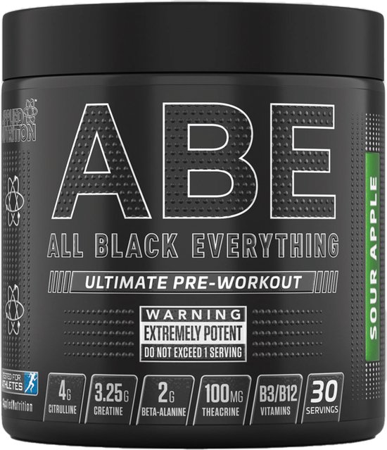 Applied Nutrition - ABE Ultimate Pre-Workout - 315 g - Sour Apple Smaak - 30...