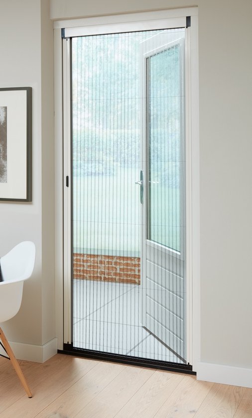 Bruynzeel Plissé hordeur op maat 96x206-209 wit s900