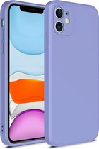 Smartphonica iPhone 11 siliconen hoesje met zachte binnenkant - Paars / Back Cover geschikt voor Apple iPhone 11