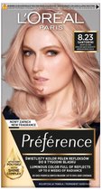 L'Oréal Preference - Hair Dye 8.23 Medium Rose Gold