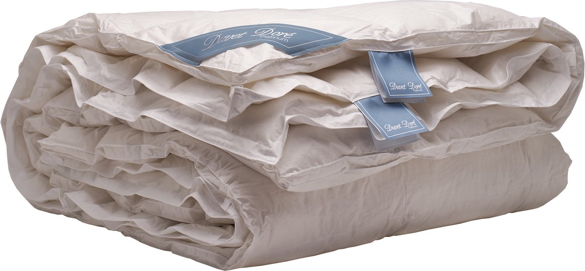 Duvet Doré - Platinum - Dons - 4-seizoenen - dekbed - Lits-jumeaux - 260x220 cm - Wit
