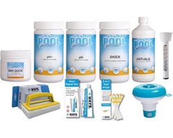 WAYS - Zwembad Onderhoud - Onderhoudspakket Small Deluxe - Van 0 tot 2500 liter