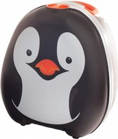 plaspotje My Carry Potty Pinguin 26 x 15 cm zwart/wit