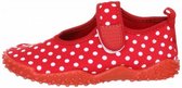 waterschoenen stippen meisjes rood/wit maat 20/21