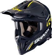 SHARK VARIAL RS CARBON FLAIR Motorhelm crosshelm Carbon Geel Carbon - Maat XS