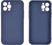 iPhone SE 2022 Back Cover Hoesje - TPU - Backcover - Apple iPhone SE 2022 - Paars / Blauw