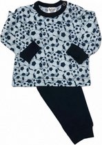 pyjama Soccer jongens zwart/wit maat 50/56