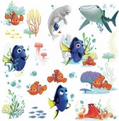 muurstickers Finding Dory vinyl 19 stuks