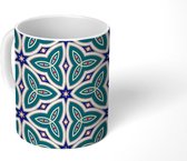 Mok - Koffiemok - Design - Gothic - Groen - Mokken - 350 ML - Beker - Koffiemokken - Theemok