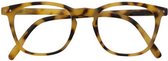 leesbril Alex dames lichtbruin/zwart sterkte +1.50