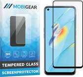 Mobigear Screenprotector geschikt voor OPPO A74 5G Glazen | Mobigear Premium Screenprotector - Case Friendly - Zwart
