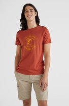 O'Neill T-Shirt Men EXPLORE T-SHIRT Picante Xs - Picante 100% Eco-Katoen Round Neck