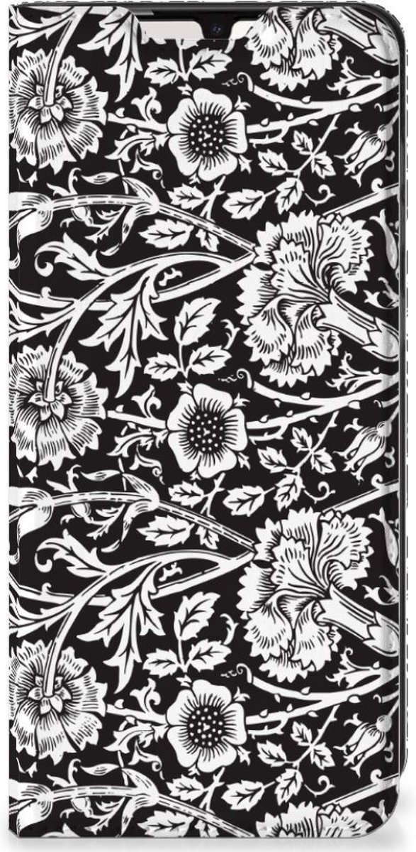 Samsung Galaxy A33 5G Smart Cover Black Flowers