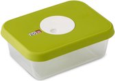 vershoudbox Dial 1 L 18,7 cm transparant/groen