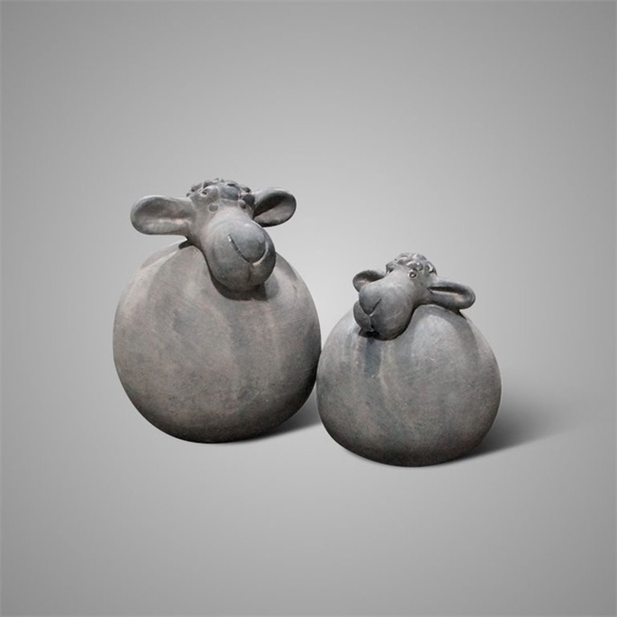 Brynxz - Set met 2 schapen van beton - Touch of Brown | bol