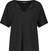 GERRY WEBER Dames Shirt met onafgewerkte hals EcoVero