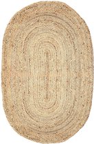 Fine Asianliving Tapis Oriental Handgemaakt Main Jonc Naturel L180xW120cm