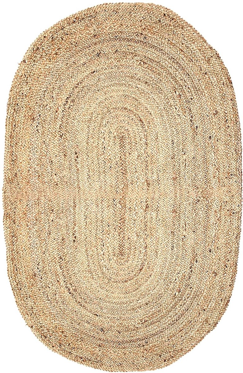 Fine Asianliving Oosters Vloerkleed Handgemaakt Naturel Lisdodde L180xB120cm