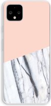 Case Company® - Google Pixel 4 XL hoesje - A touch of peach - Soft Cover Telefoonhoesje - Bescherming aan alle Kanten en Schermrand
