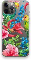 Case Company® - iPhone 12 Pro Max hoesje - Papegaaien - Soft Cover Telefoonhoesje - Bescherming aan alle Kanten en Schermrand