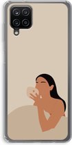 Case Company® - Samsung Galaxy A12 hoesje - Fresh coffee - Soft Cover Telefoonhoesje - Bescherming aan alle Kanten en Schermrand