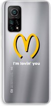 Case Company® - Xiaomi Mi 10T hoesje - I'm lovin' you - Soft Cover Telefoonhoesje - Bescherming aan alle Kanten en Schermrand