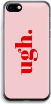 Case Company® - iPhone 7 hoesje - Ugh - Soft Cover Telefoonhoesje - Bescherming aan alle Kanten en Schermrand