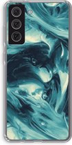 Case Company® - Samsung Galaxy S21 FE hoesje - Dreaming About Whales - Soft Cover Telefoonhoesje - Bescherming aan alle Kanten en Schermrand